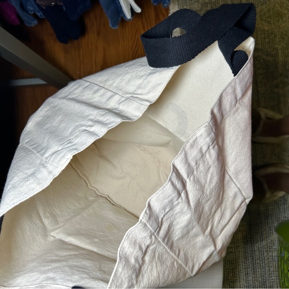 White Canvas Tote Bag - Picture 3 of 3